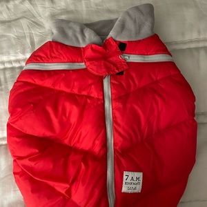 7am Enfant Car Seat Cocoon in Red size 0-12 months